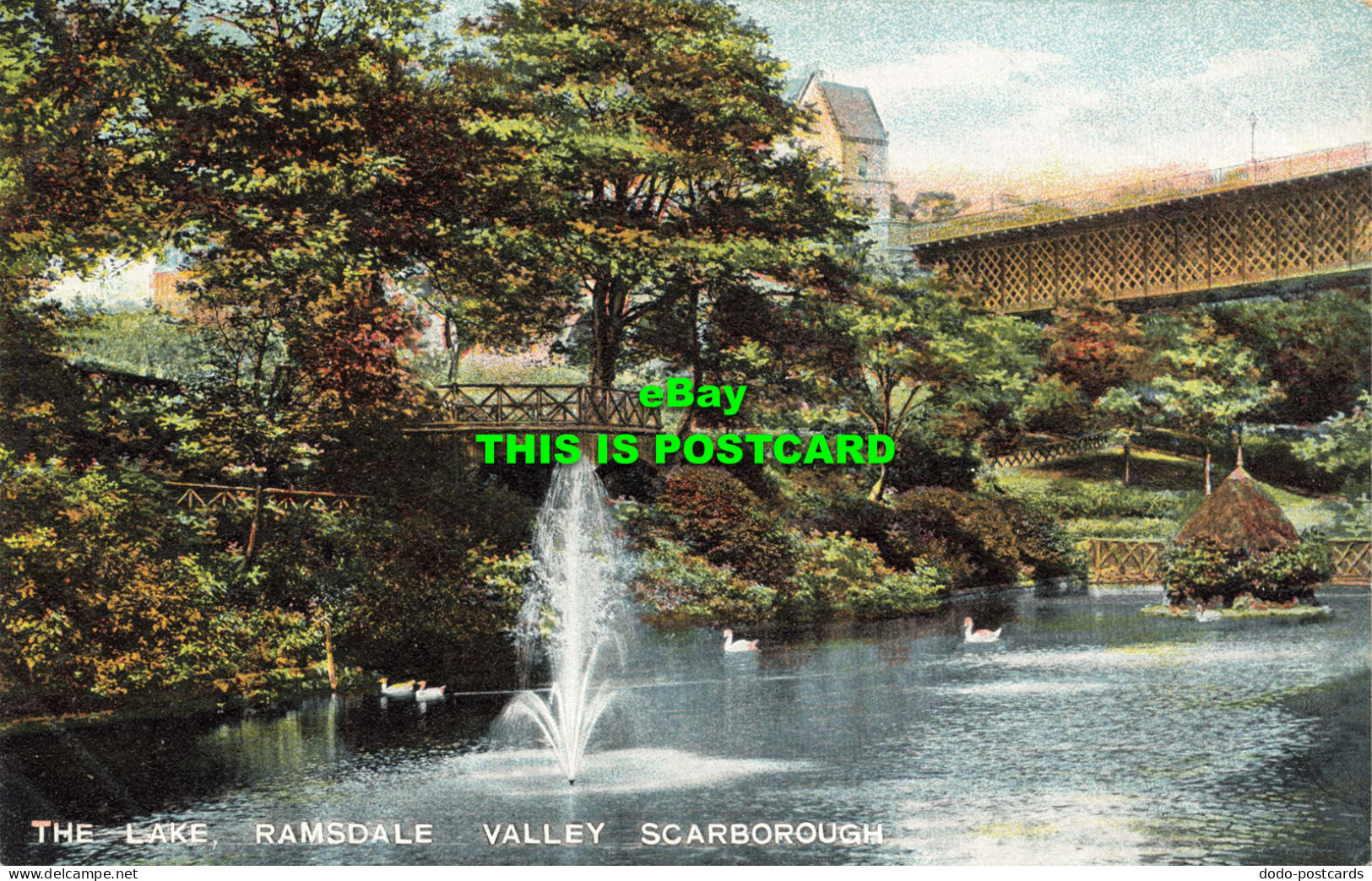 R591811 Lake. Ramsdale Valley. Scarborough. W. H. S. And S. Scarboro And Filey - Mondo