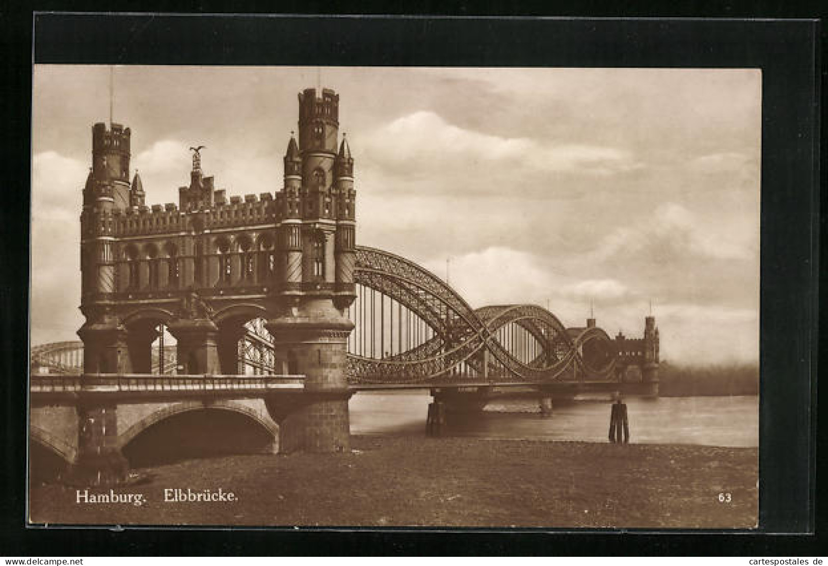 AK Hamburg, Blick Auf Die Elbbrücke  - Mitte