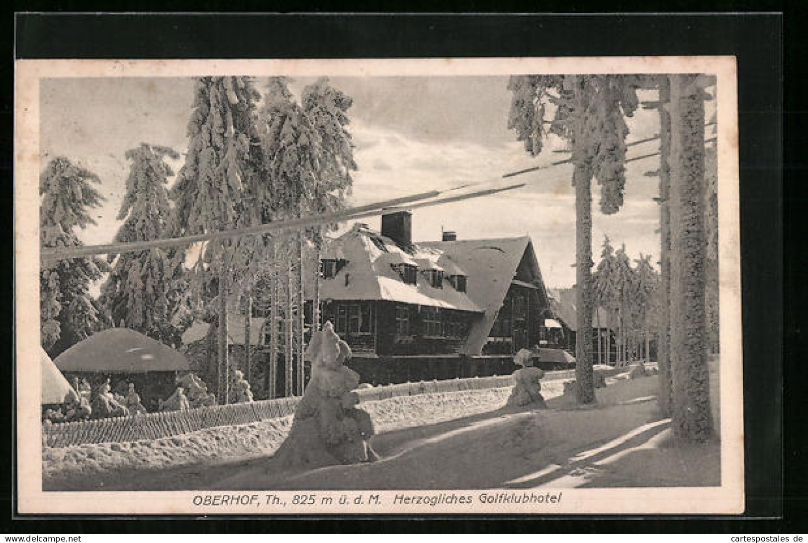 AK Oberhof, Herzogliches Golfklubhotel Im Schnee  - Oberhof