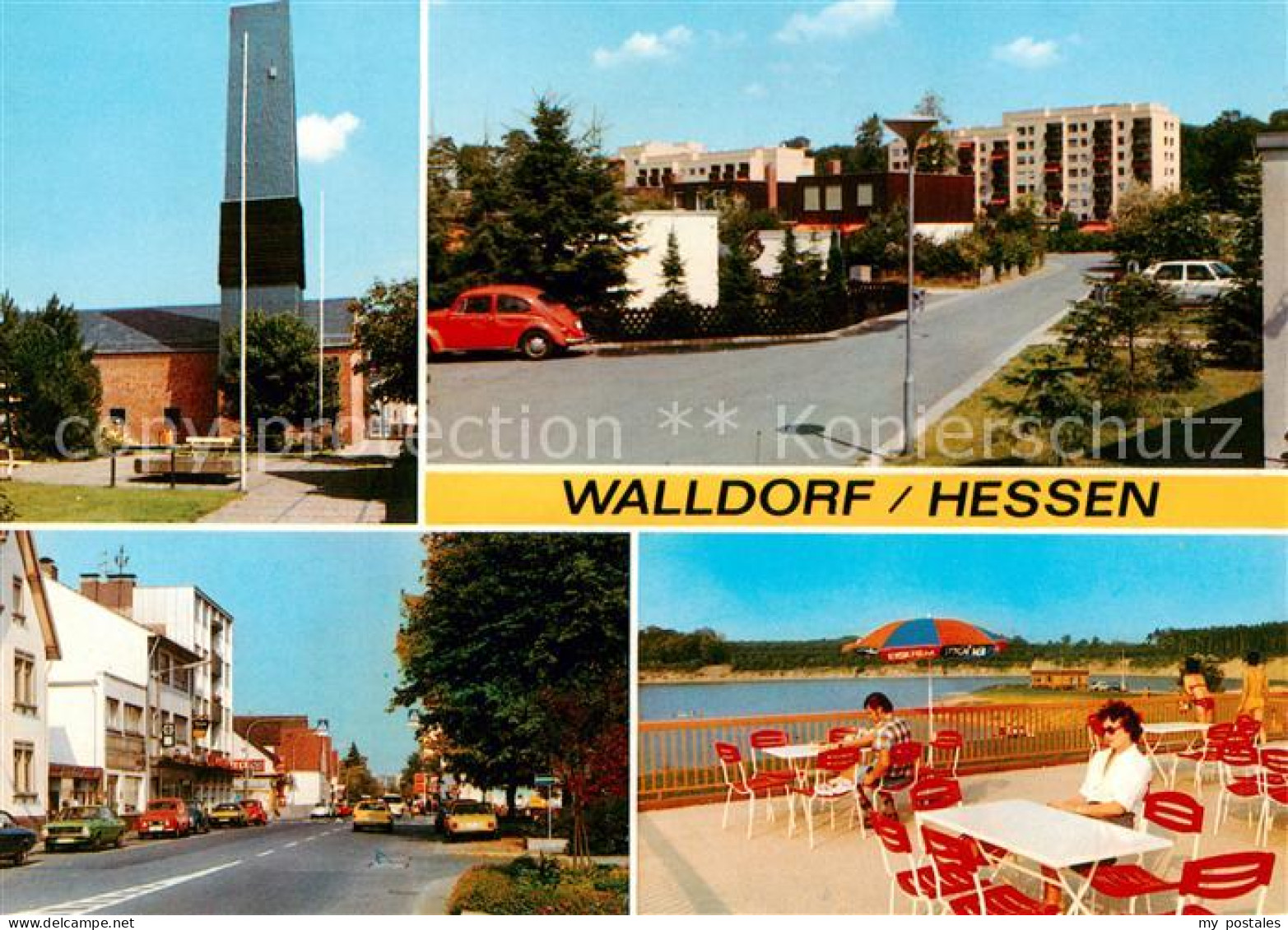 73862941 Walldorf Hessen Kirche Ortspartien Terrasse Walldorf Hessen - Moerfelden-Walldorf