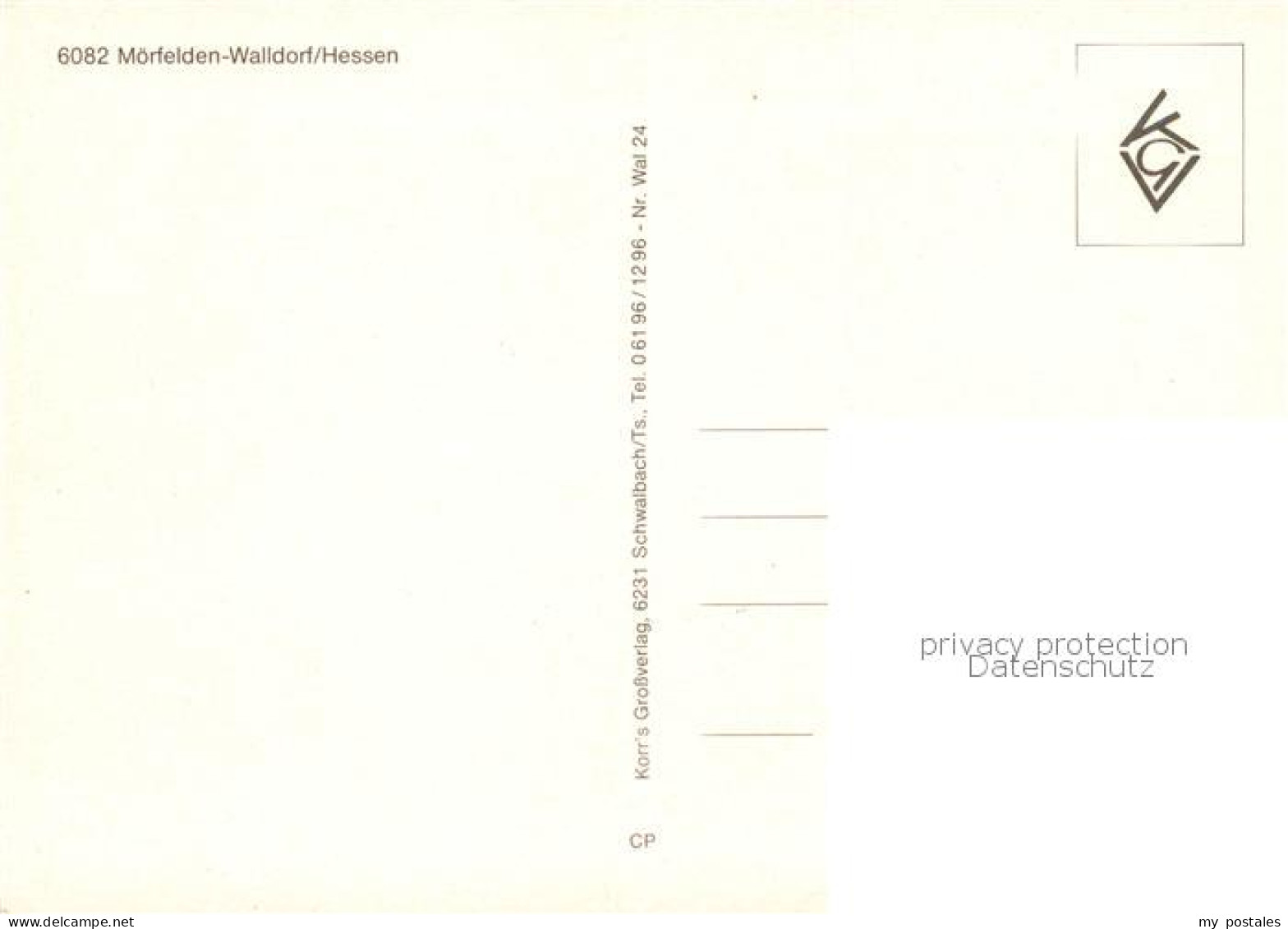 73862941 Walldorf Hessen Kirche Ortspartien Terrasse Walldorf Hessen - Mörfelden-Walldorf