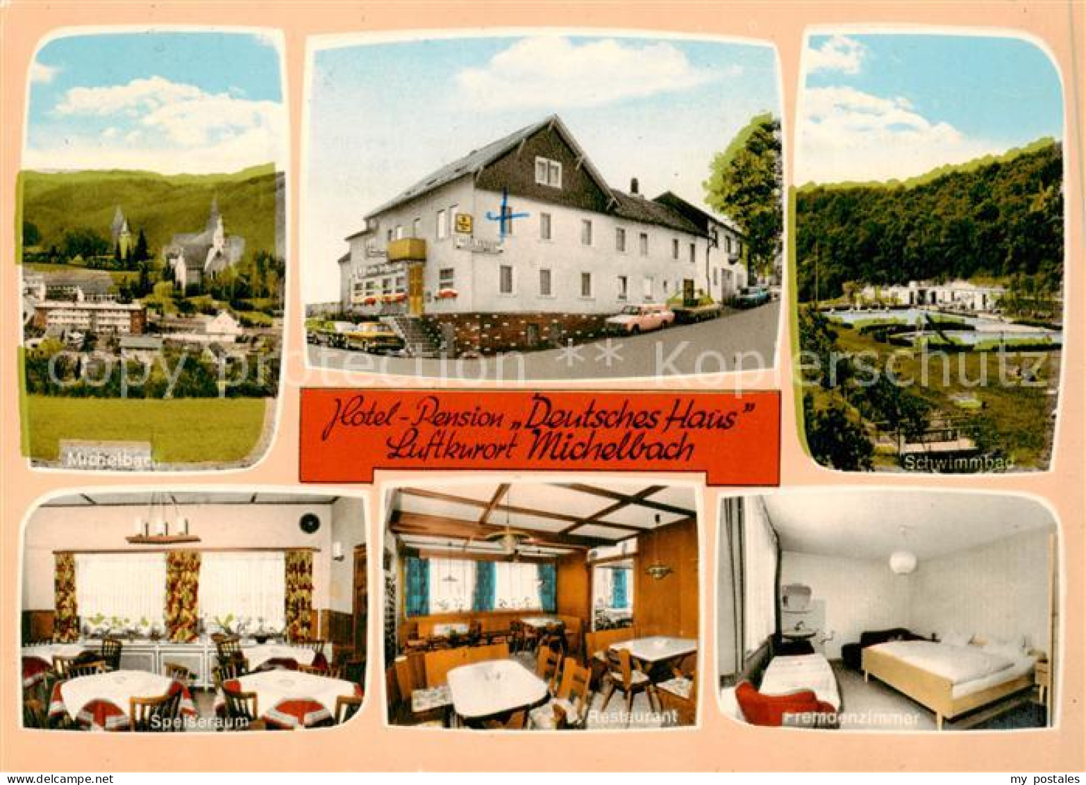 73862938 Michelbach Aarbergen Hotel Restaurant Deutsches Haus Gastraeume Fremden - Other & Unclassified