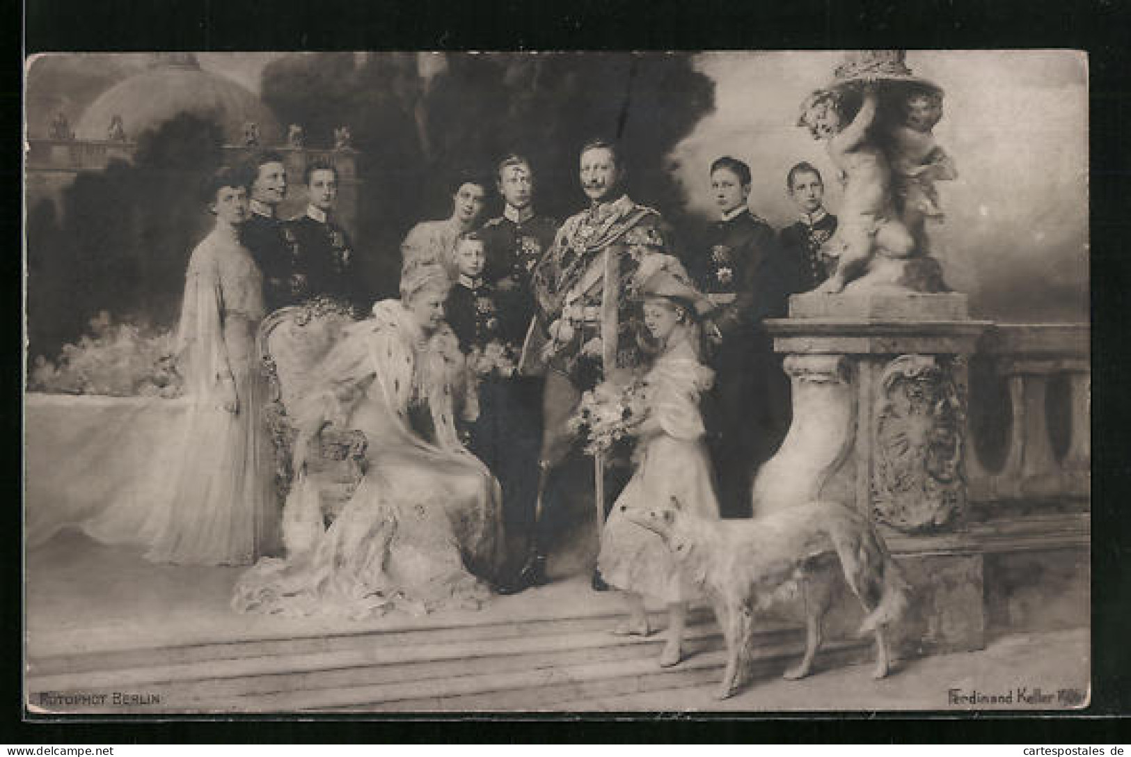 AK Kaiser Wilhelm II. Mit Seiner Familie  - Royal Families