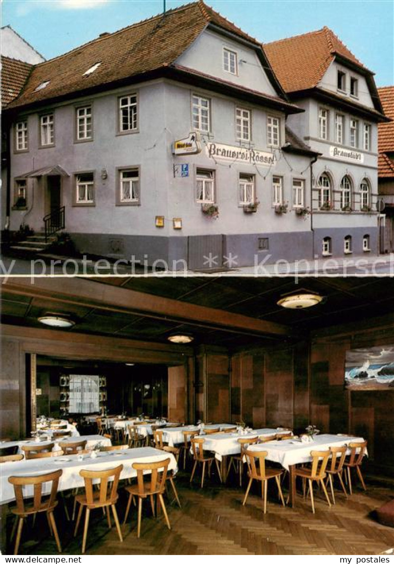 73862912 Kappelrodeck Brauerei Gaststaette Roessel Gastraum Kappelrodeck - Sonstige & Ohne Zuordnung
