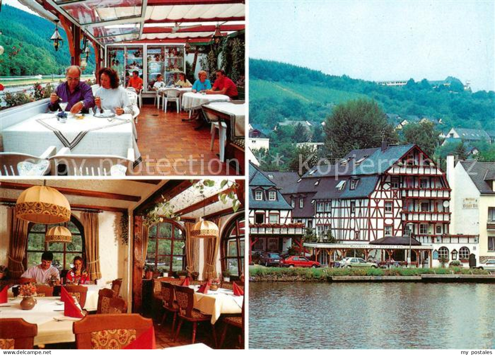 73862896 Traben-Trarbach Mosel Restaurant Zur Litzinger Lay Terrasse Gaststube  - Traben-Trarbach