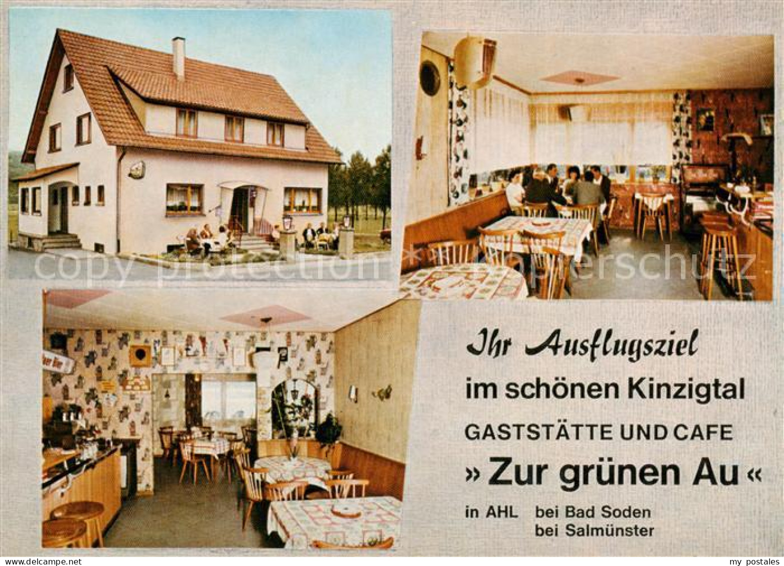 73862864 Bad Soden-Salmuenster Gaststaette Cafe Zur Gruenen Au Gastraeume Bad So - Sonstige & Ohne Zuordnung