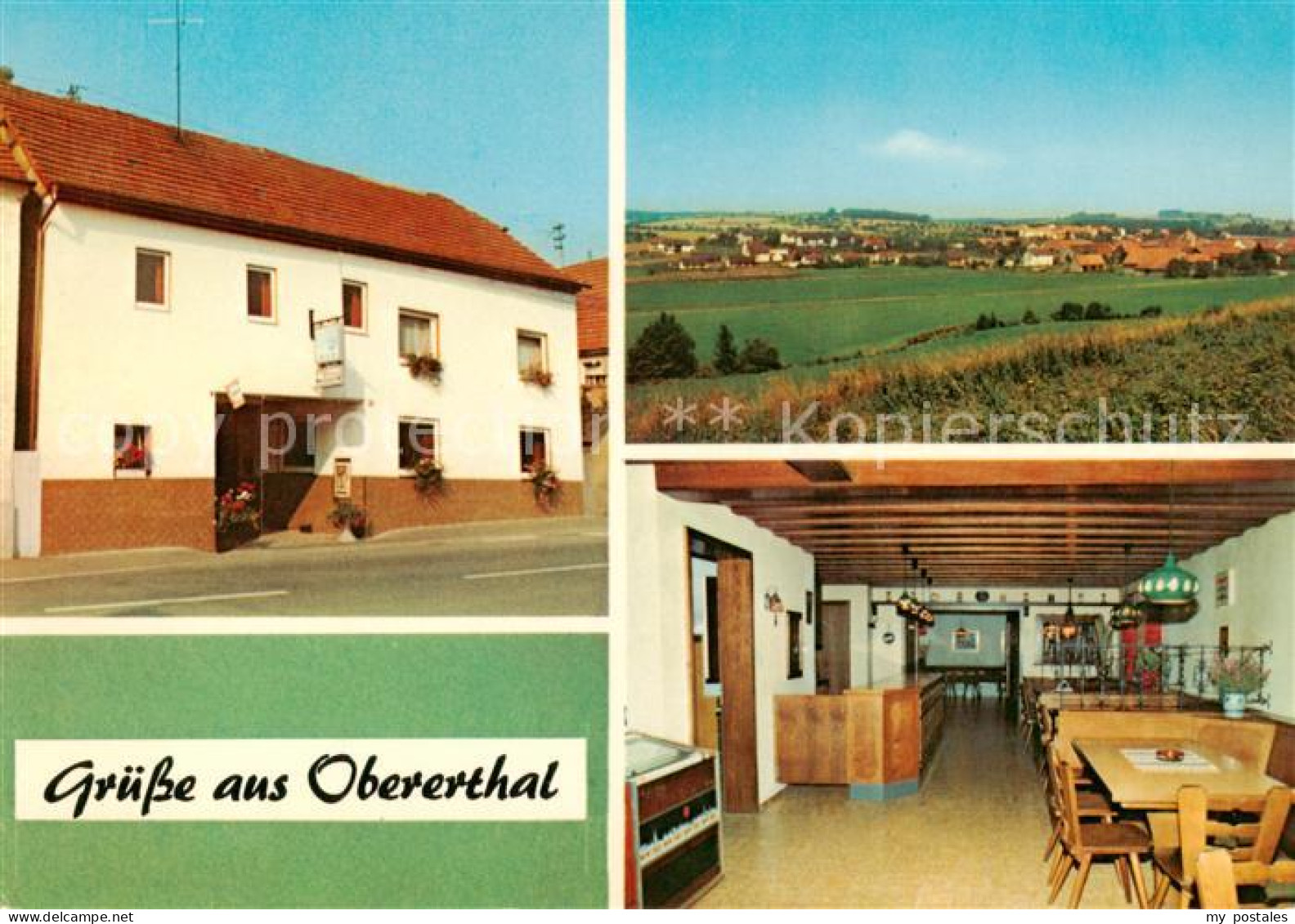 73862852 Obererthal Gasthof Zum Stern Gaststube Panorama Obererthal - Hammelburg