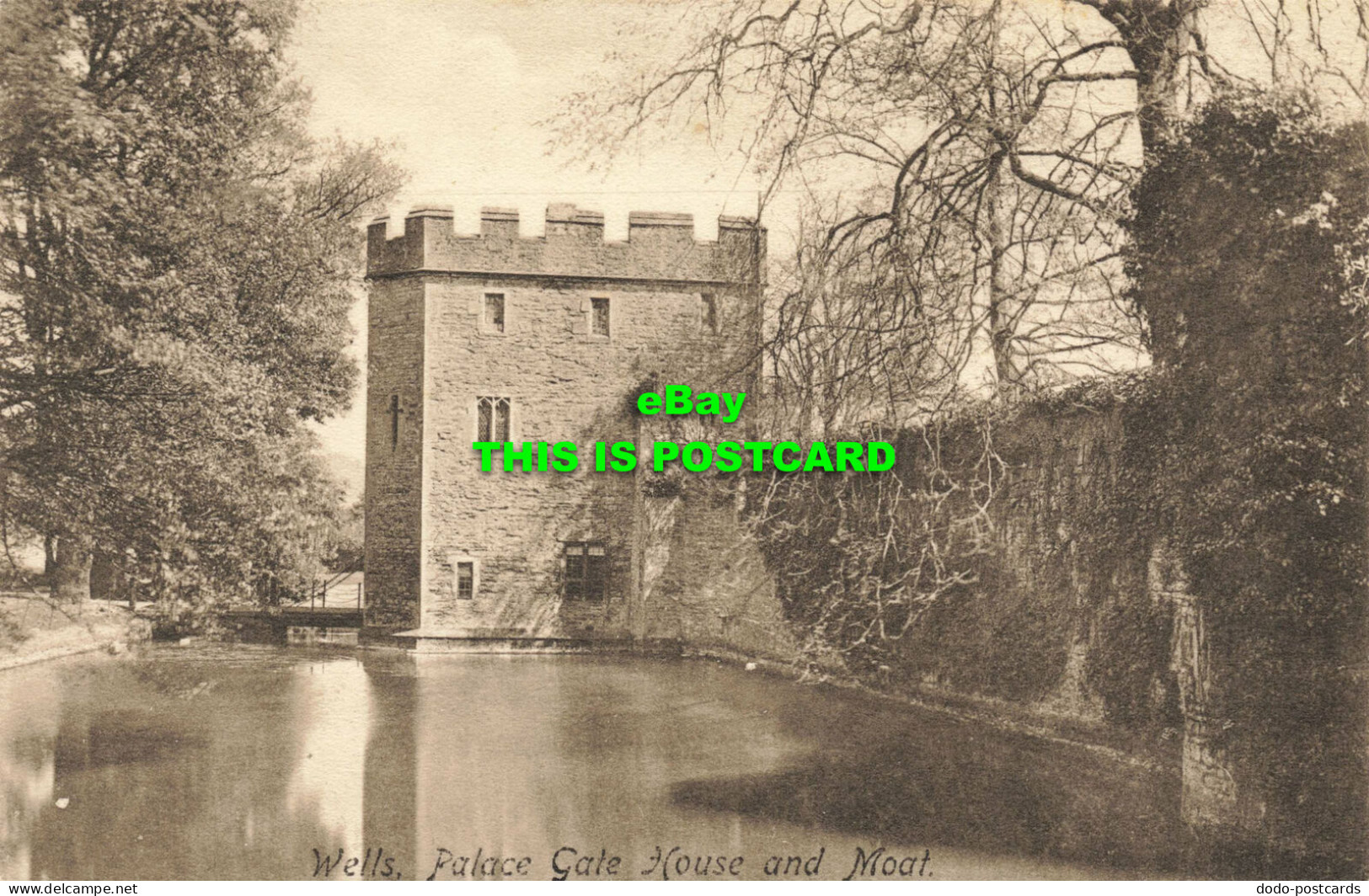 R591994 Wells. Palace Gate House And Moat. Friths Series. No. 2574B - Monde