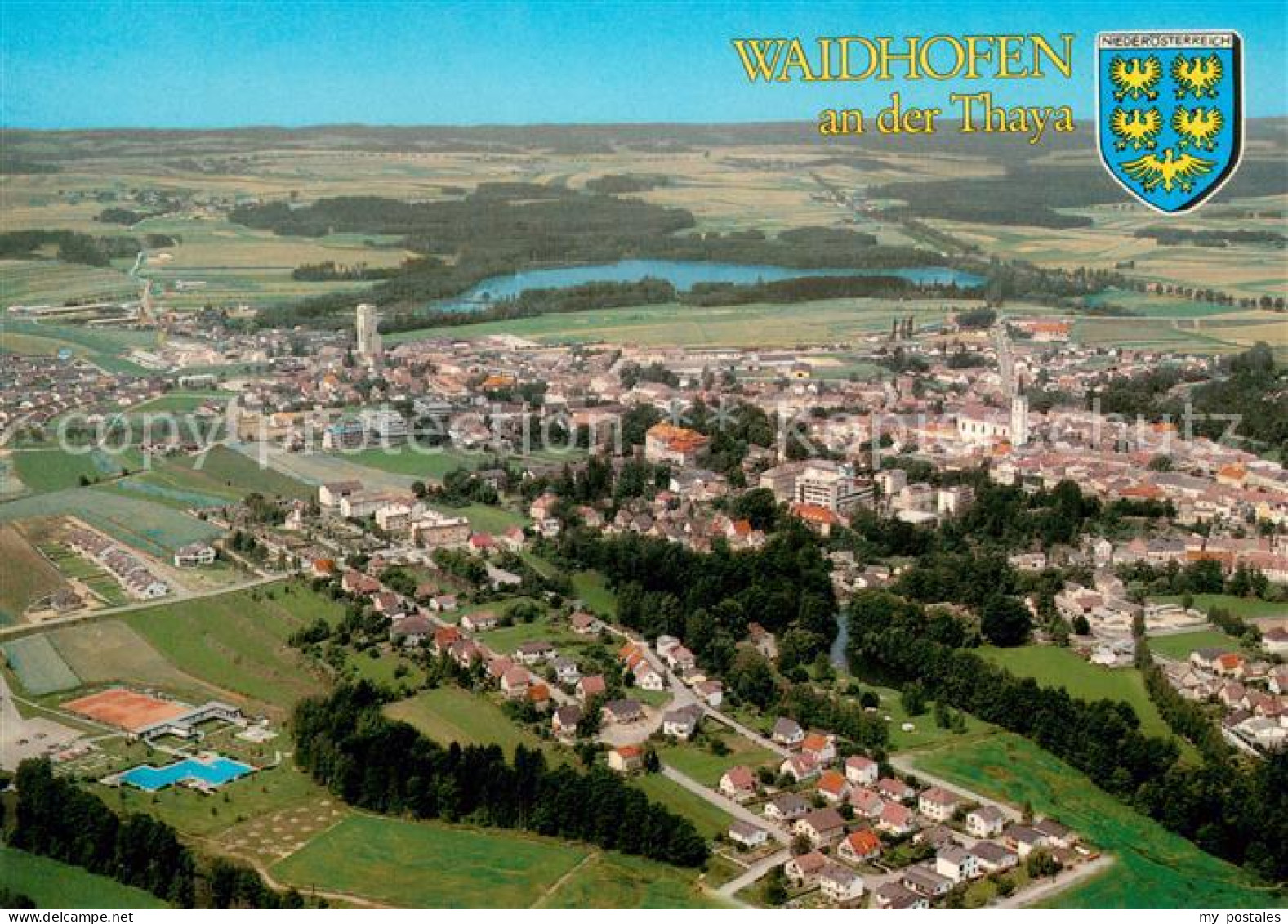 73626819 Waidhofen Ybbs Fliegeraufnahme Waidhofen Ybbs - Sonstige & Ohne Zuordnung