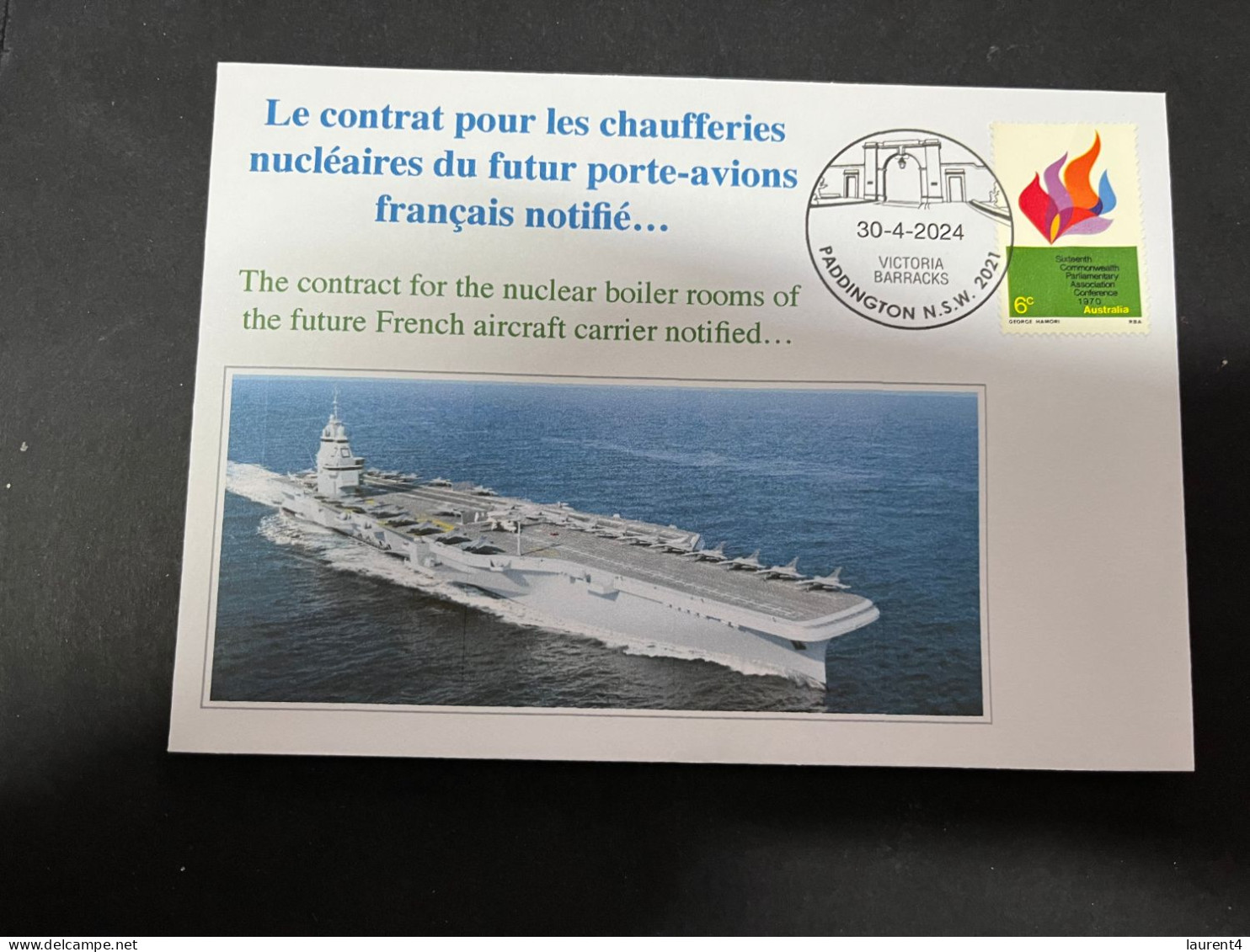 3-5-2023 (4 Z 2) Le Contrat Pour Les Chaufferies Nucléaire Du Futur Porte-avions Français Notifieé (Aircraft Carrier Fr) - Militares