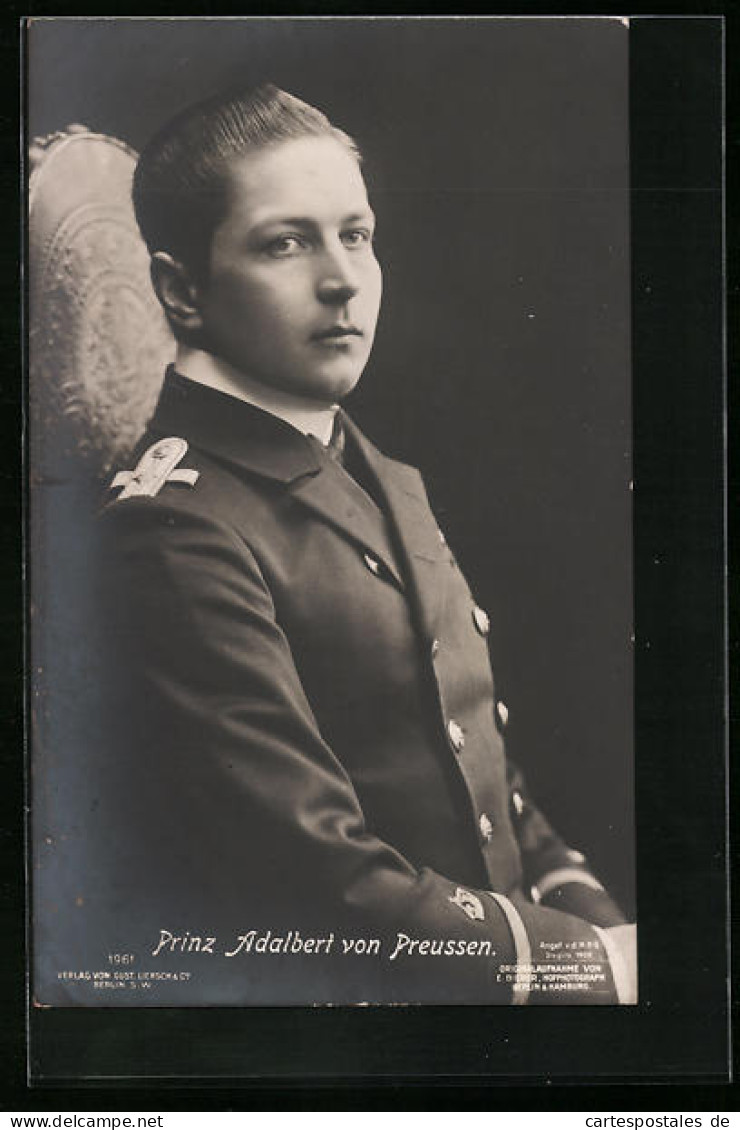 AK Prinz Adalbert Von Preussen Im Profil  - Königshäuser
