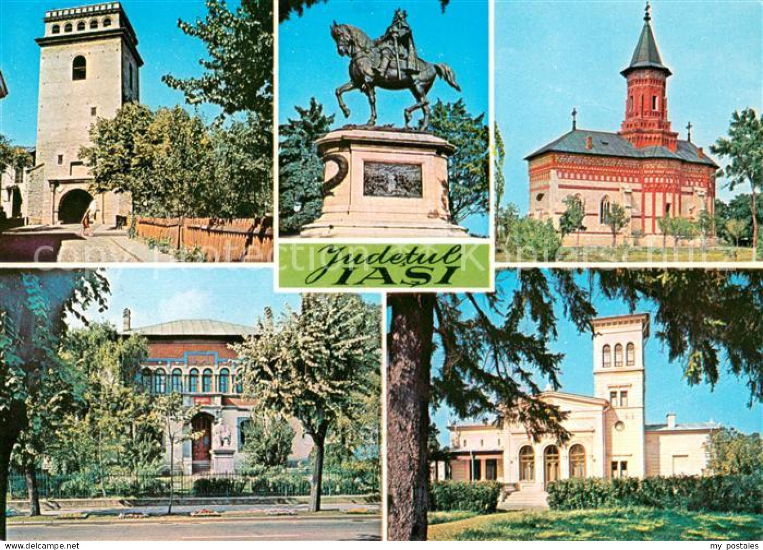 73626495 Iasi La Tour De Galia La Statue D’Etienne Le Grand Eglise Saint George  - Roumanie