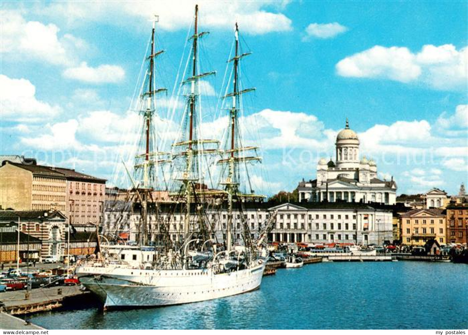 73626490 Helsinki Suedhafen Dreimast Segelschiff Helsinki - Finlandia