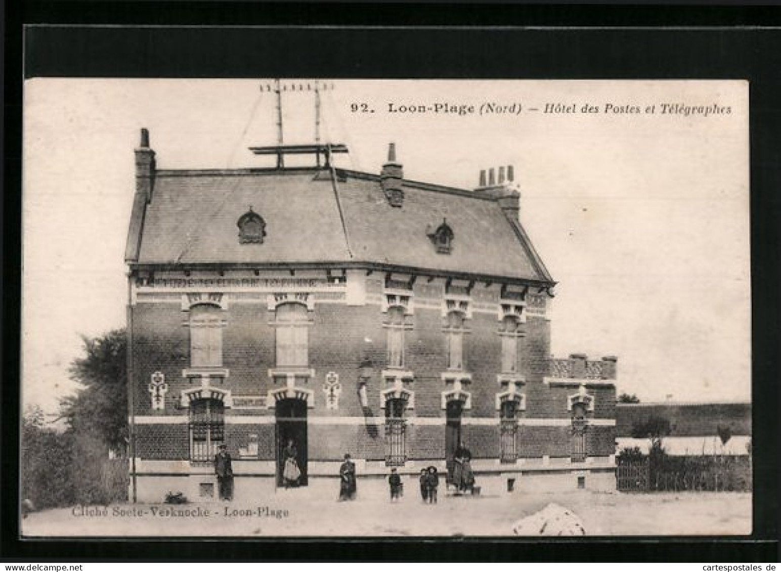 CPA Loon-Plage, Hôtel Des Postes Et Télégraphes  - Sonstige & Ohne Zuordnung