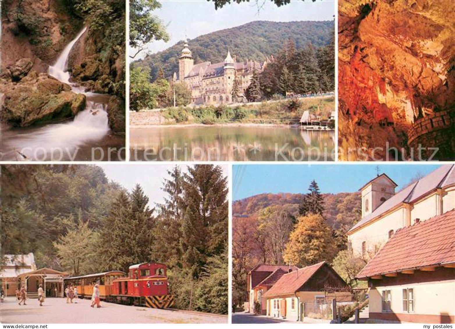 73626373 Lillafuered Wasserfall Schloss Grotte Eisenbahn Kirche Lillafuered - Hongrie