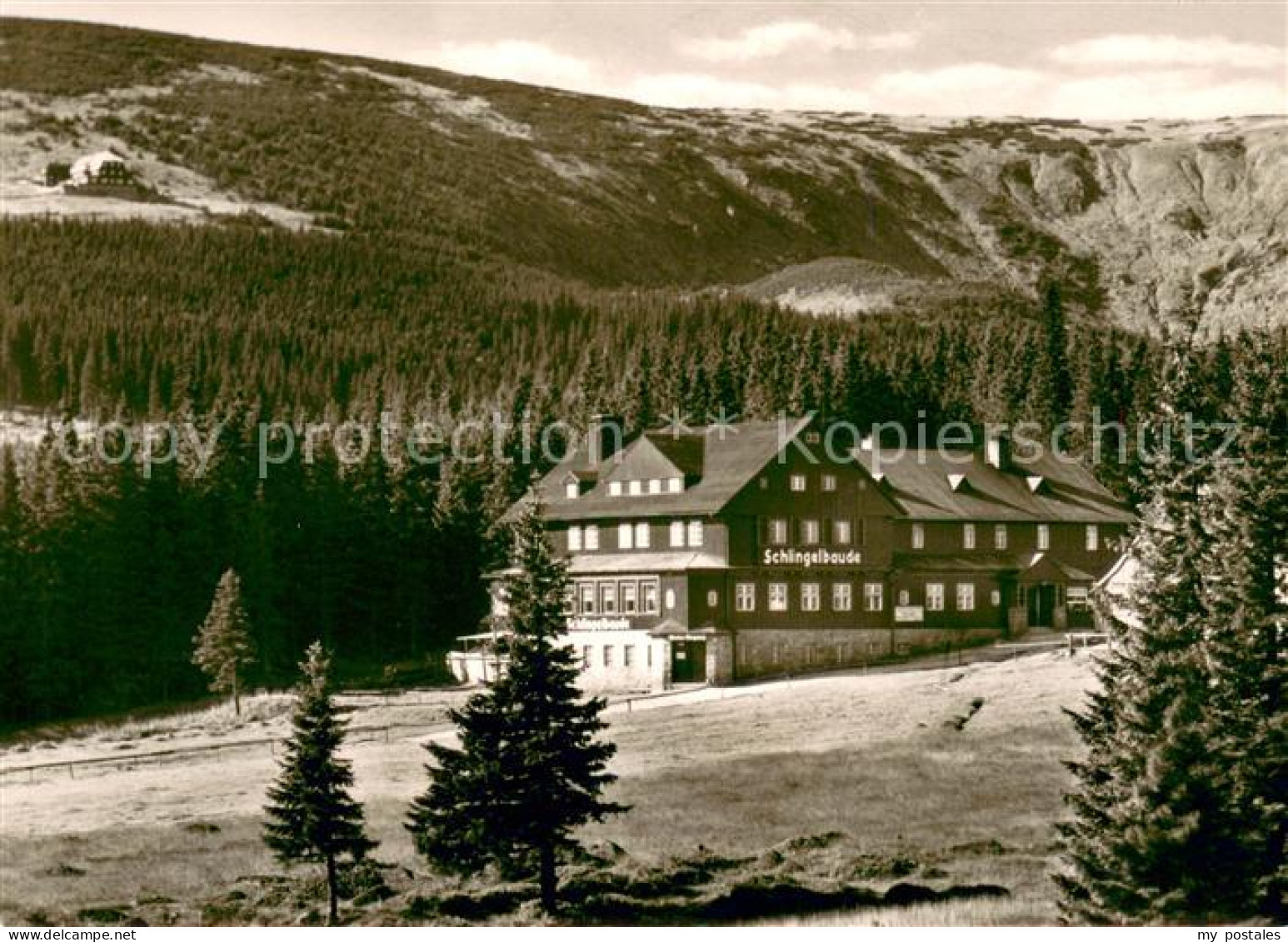 73626358 Riesengebirge_Krkonose_Karkonosze Die Schlingelbaude Mit Der Hampelbaud - Czech Republic