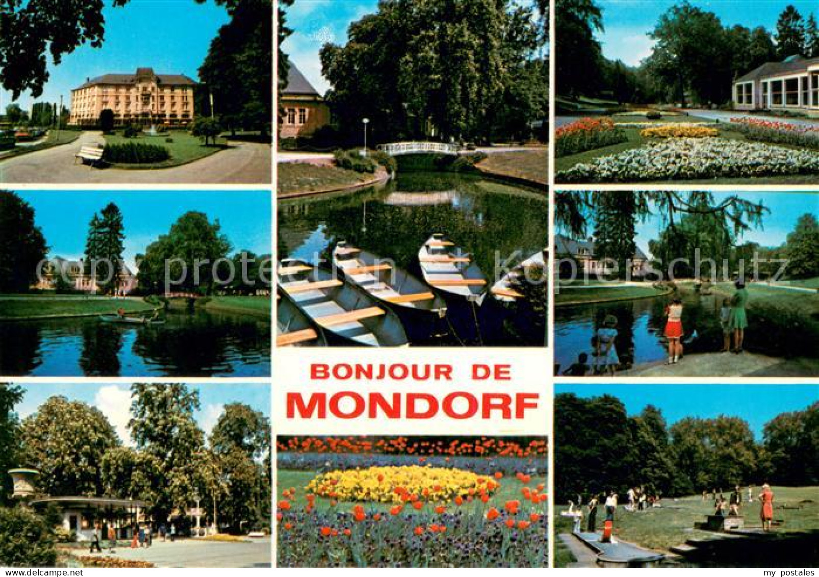 73626353 Mondorf-les-Bains Casino Et Vues Du Parc Vue Partielle - Andere & Zonder Classificatie