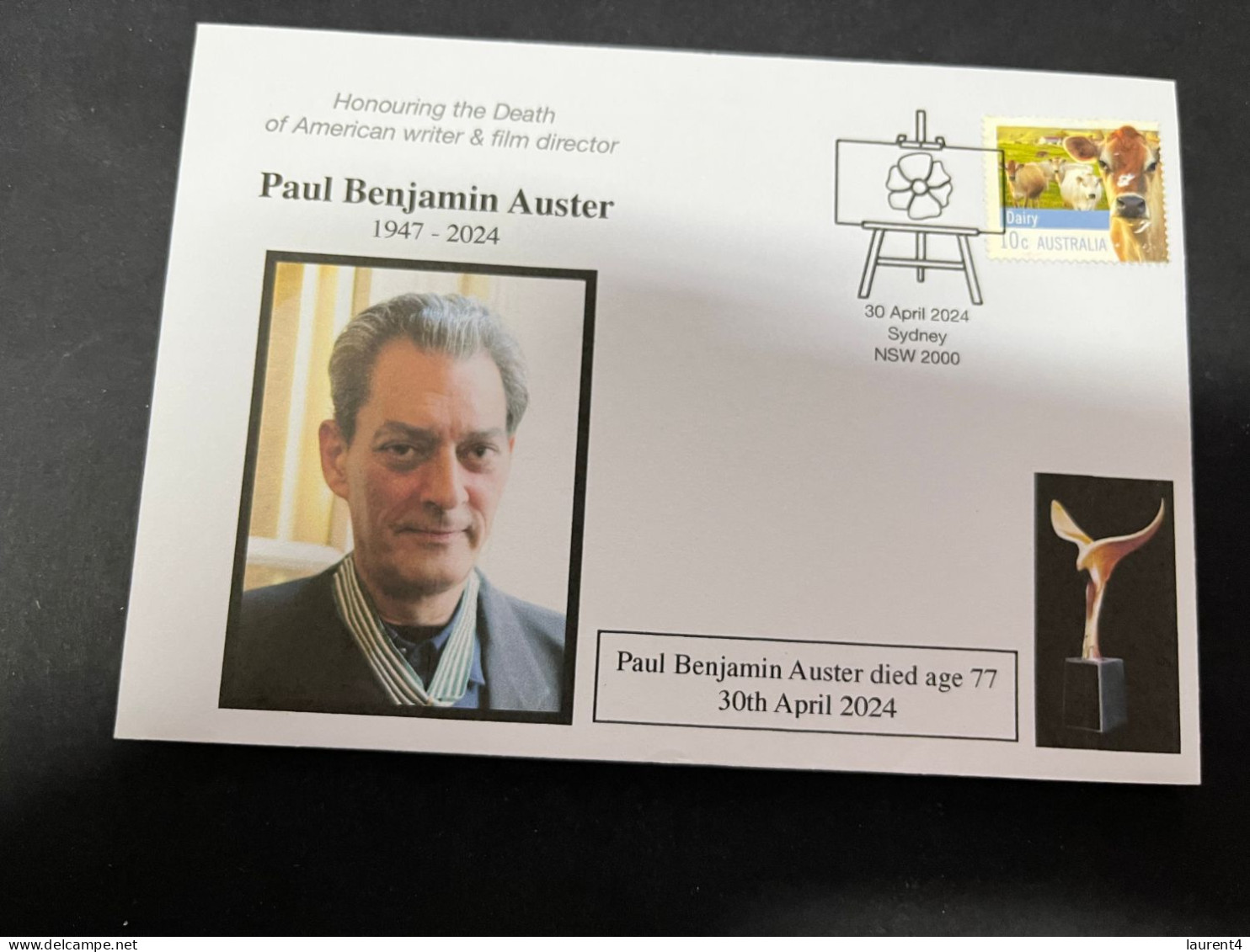 3-5-2024 (4 Z 2) Death Of US Writer And Fim Director Paul Benjamin Auster Aged 77 - Zangers