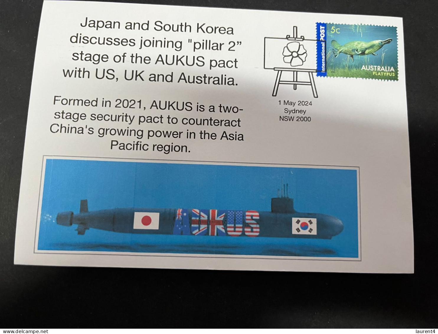 3-5-2023 (4 Z 2) Japan And South Korea Discusses Joining "pillar 2" Of ANKUS Pact With US, UK & Australia (submarine) - Militares