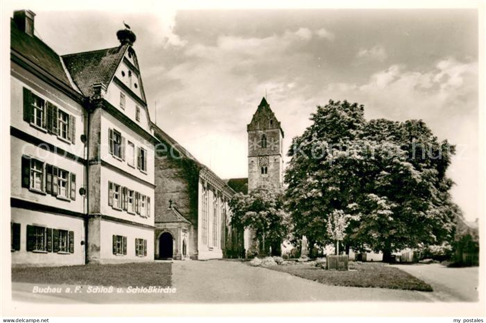 73626201 Buchau Federsee Bad Schloss Und Kirche Buchau Federsee Bad - Bad Buchau