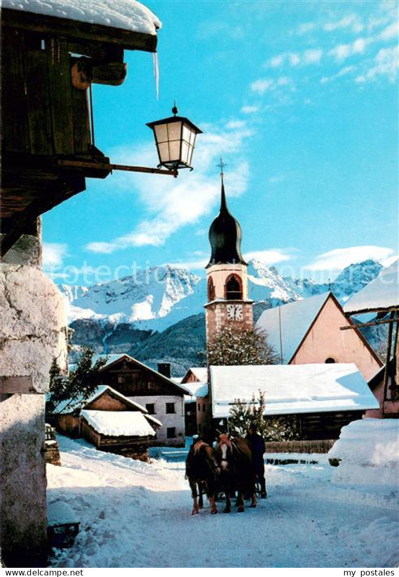73626132 Fiss Tirol Dorfmotiv Mit Kirche Fiss Tirol - Autres & Non Classés