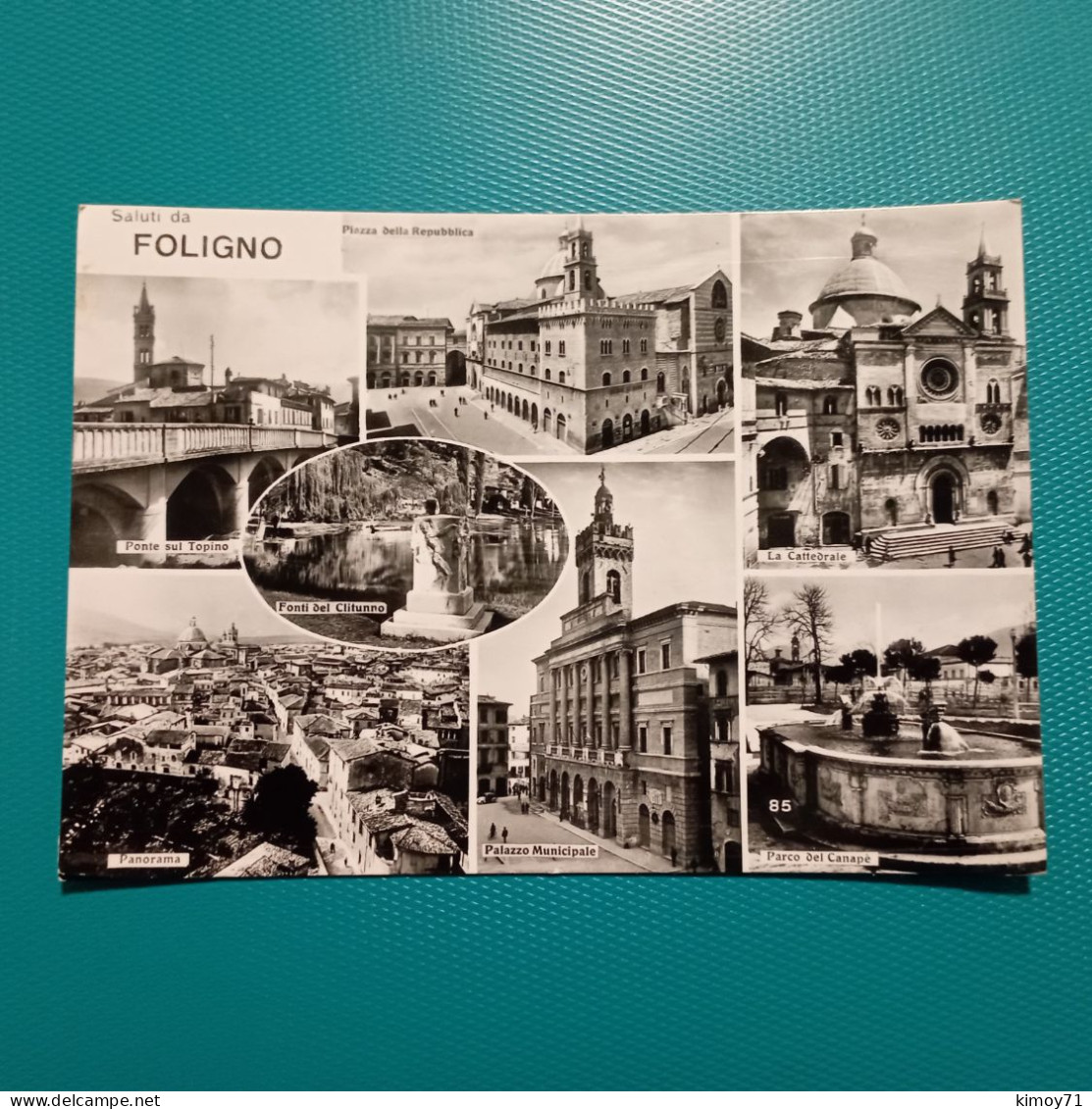 Cartolina Saluti Da Foligno. Viaggiata - Perugia