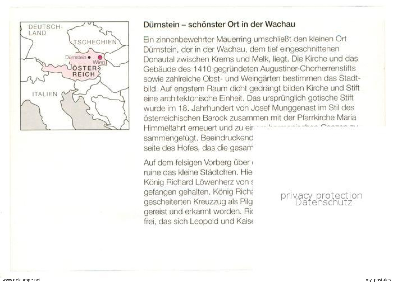 73625944 Duernstein Wachau Fliegeraufnahme Duernstein Wachau - Other & Unclassified