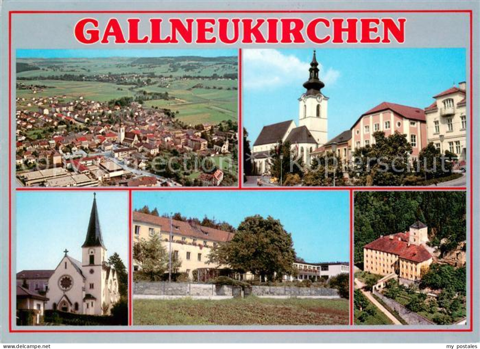 73625914 Gallneukirchen Panorama Kirche Schloss Gallneukirchen - Otros & Sin Clasificación