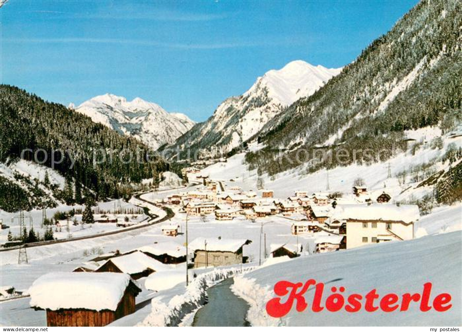 73625905 Kloesterle Vorarlberg Winterpanorama Kloesterle Vorarlberg - Sonstige & Ohne Zuordnung