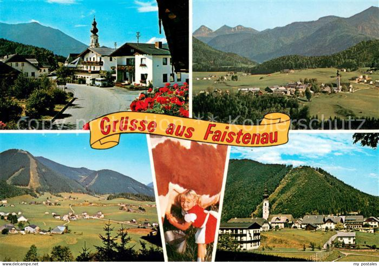 73625894 Faistenau Salzburg Ortspartie Panorama Teilansichten Faistenau Salzburg - Sonstige & Ohne Zuordnung