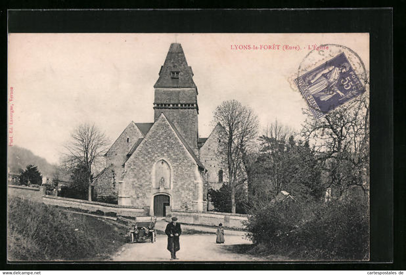 CPA Lyons-la-Foret, L`Eglise  - Autres & Non Classés
