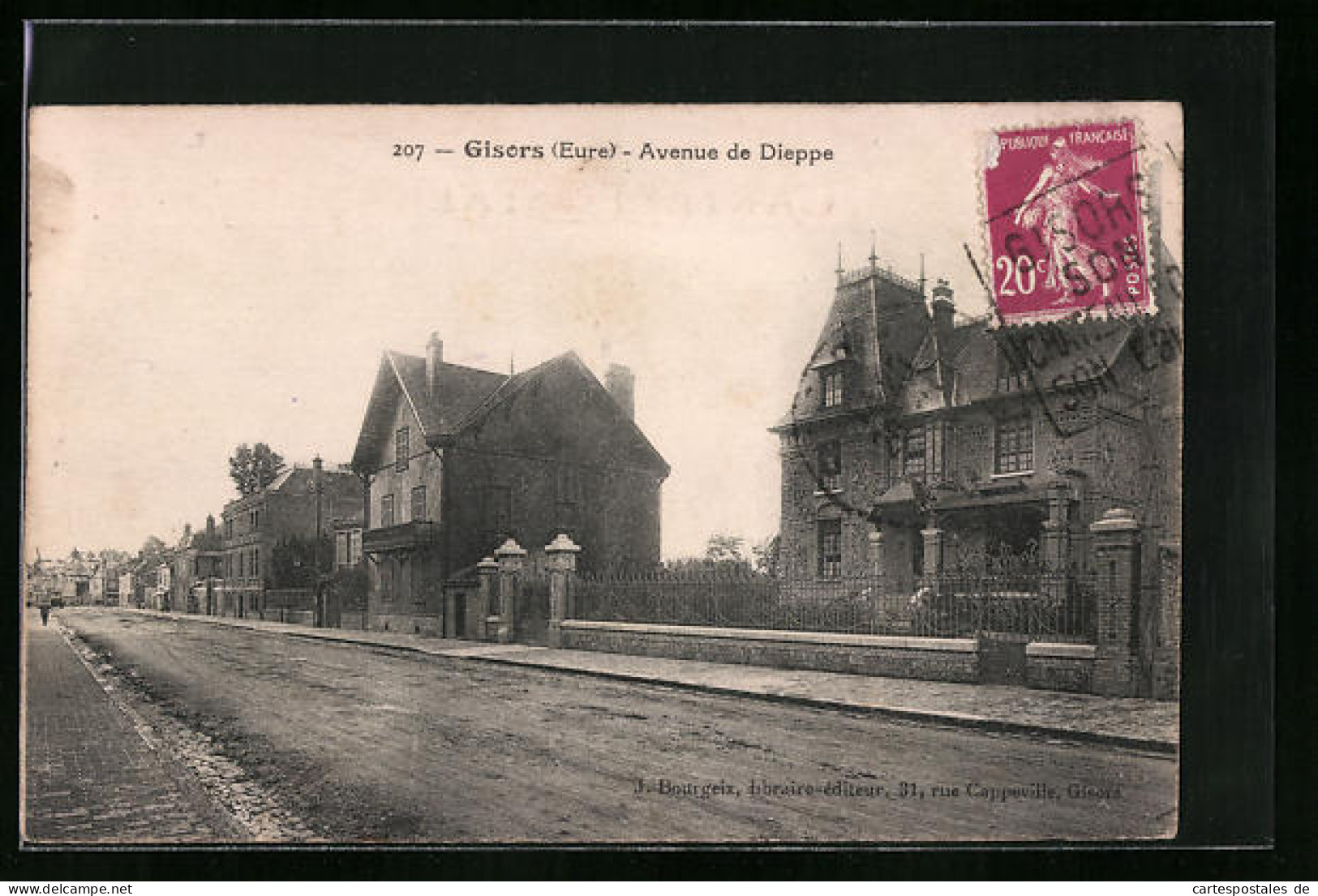 CPA Gisors, Avenue De Dieppe  - Gisors