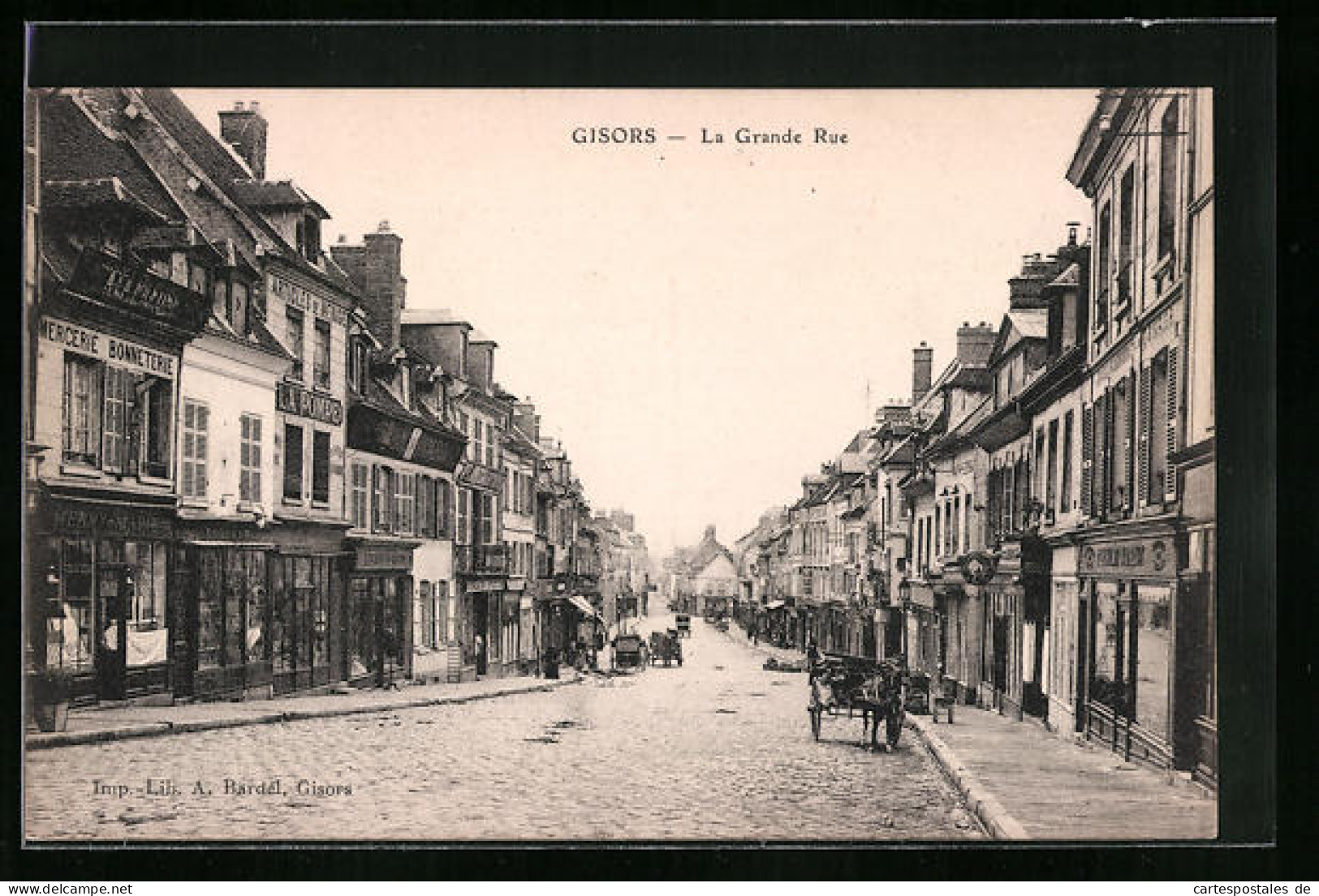 CPA Gisors, La Grande Rue  - Gisors