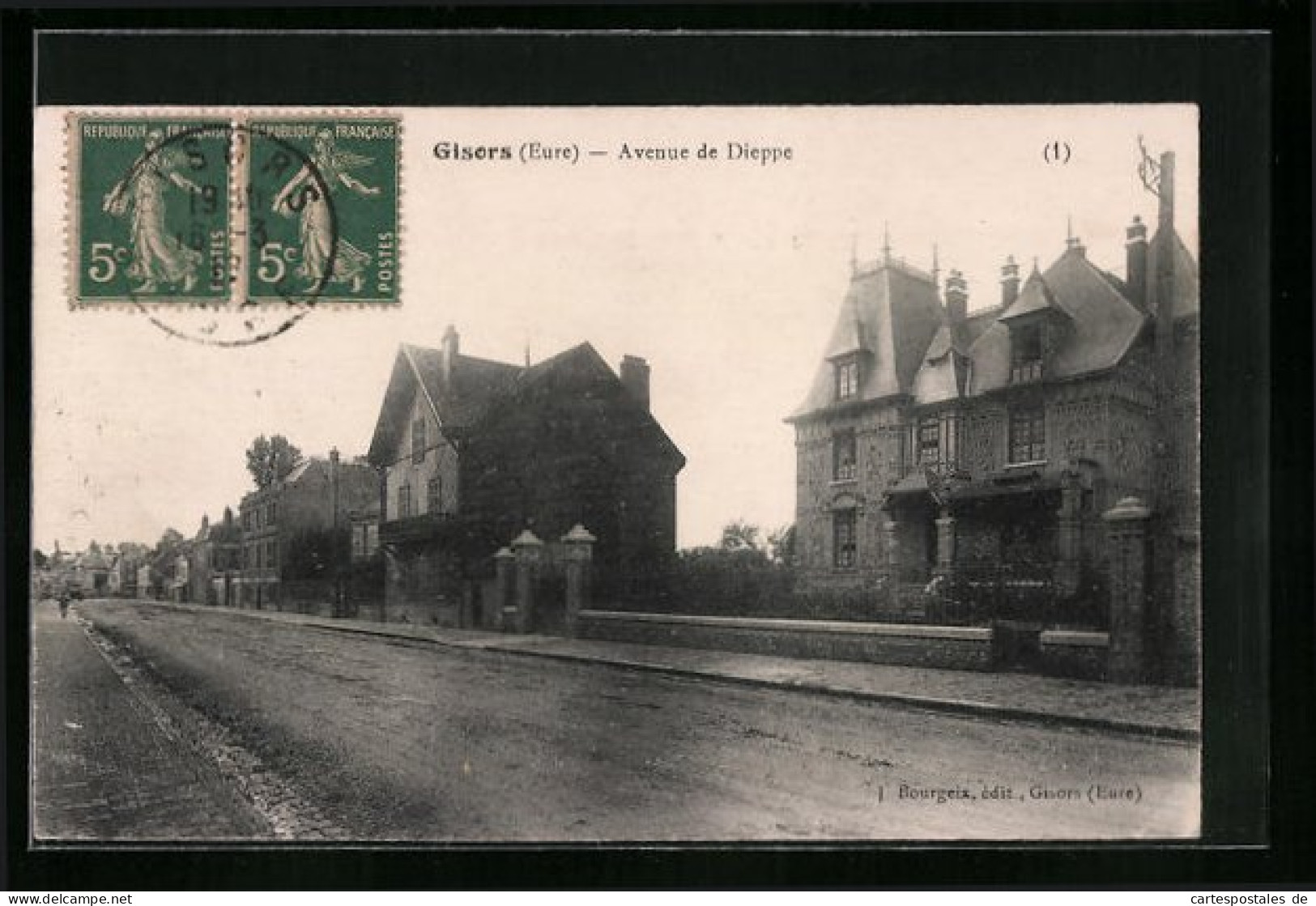 CPA Gisors, Avenue De Dieppe  - Gisors