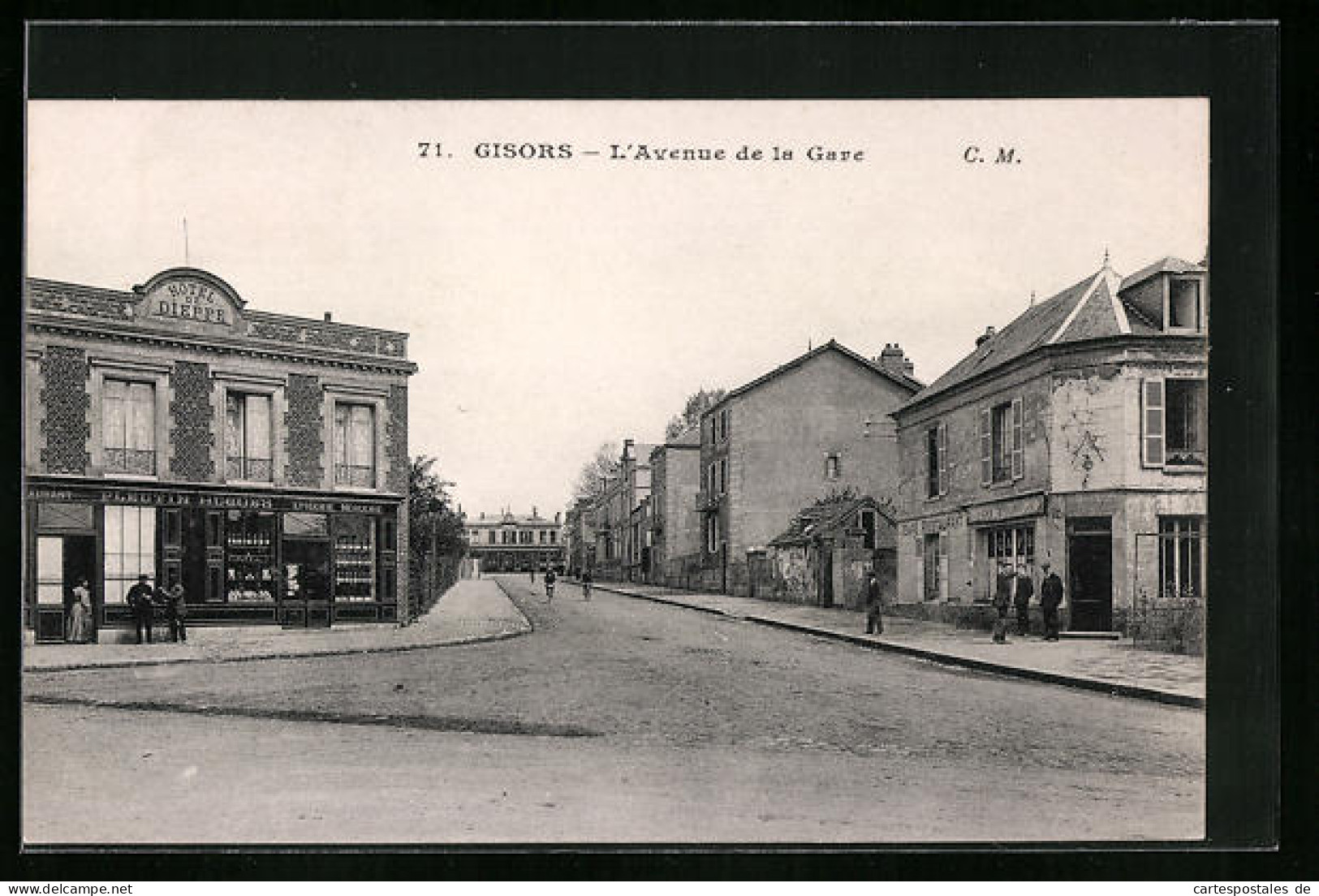 CPA Gisors, L`Avenue De La Gare  - Gisors