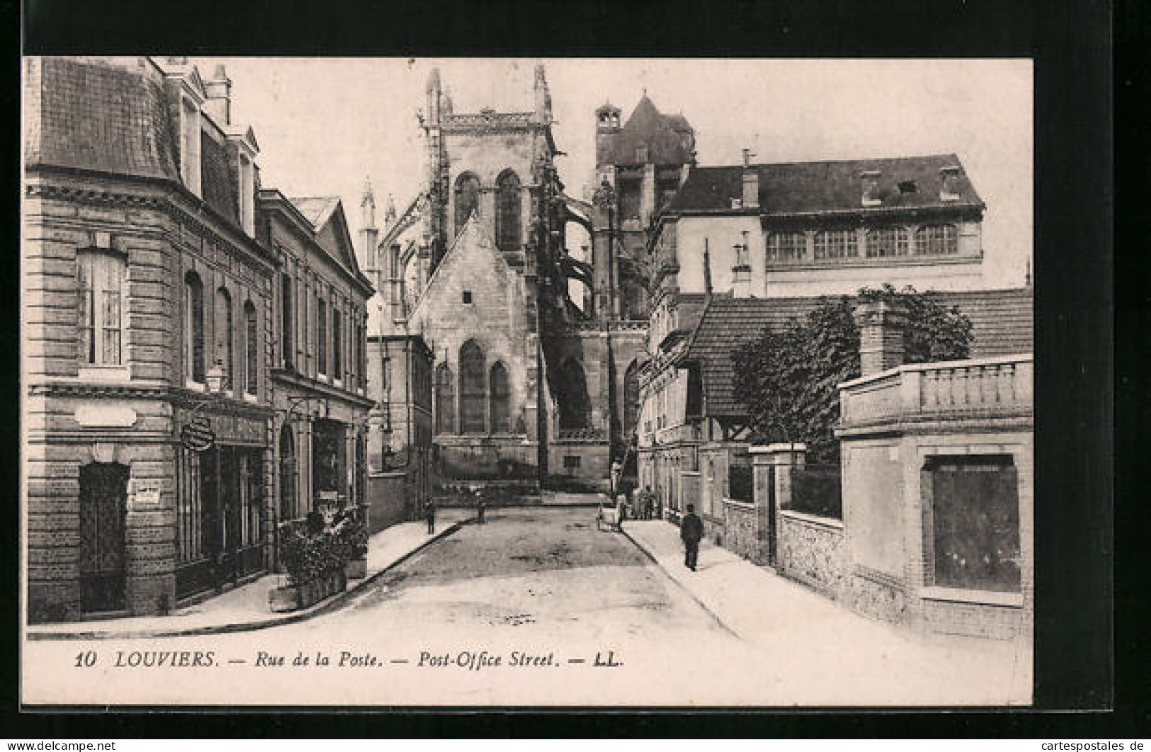 CPA Louviers, Rue De La Poste  - Louviers
