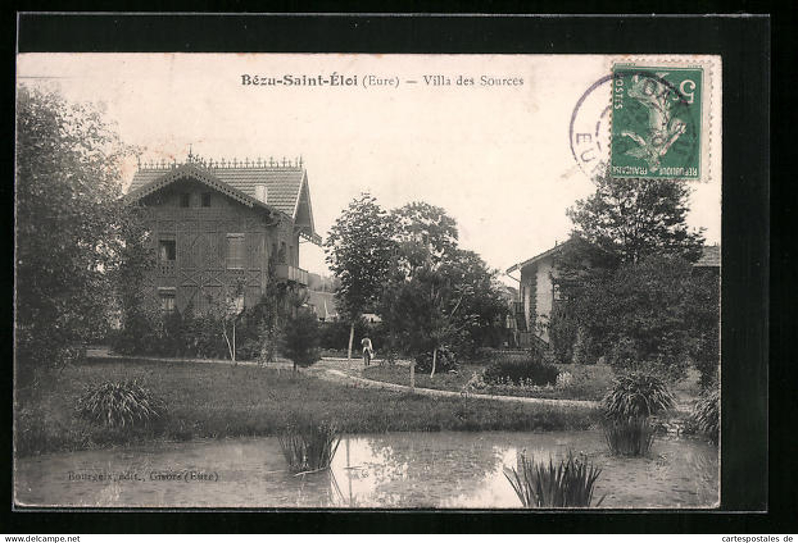 CPA Bézu-Saint-Eloi, Villa Des Sources  - Autres & Non Classés