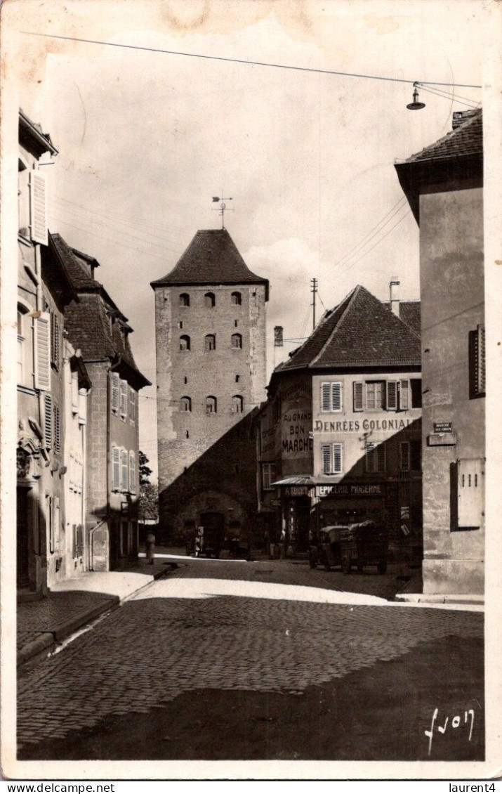 3-5-2024 (4 Z 3) France (b/w) Posted 1945 - Sélestat (tour Des Sorcières) - Selestat