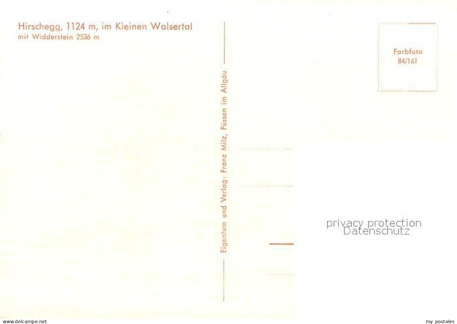 73625730 Hirschegg Kleinwalsertal Vorarlberg Mit Kirche Und Widderstein Hirscheg - Other & Unclassified