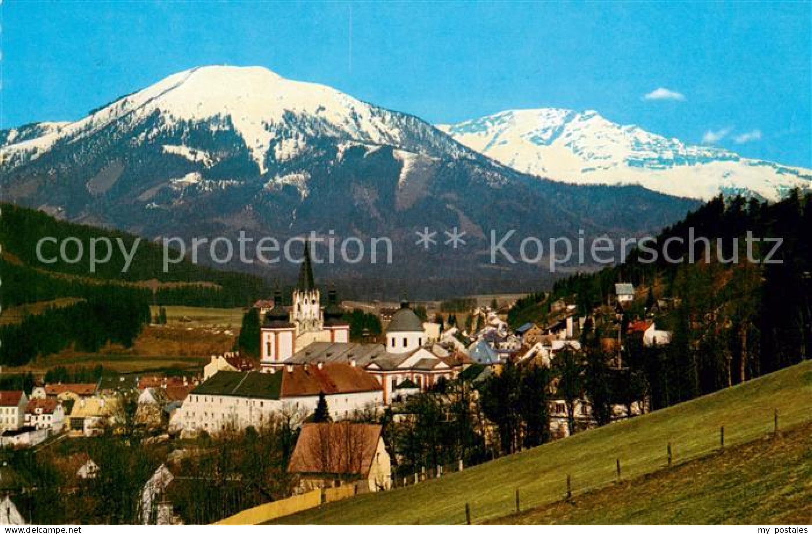 73625694 Mariazell Steiermark Mit Gemeindealpe Und Oetscher Mariazell Steiermark - Andere & Zonder Classificatie
