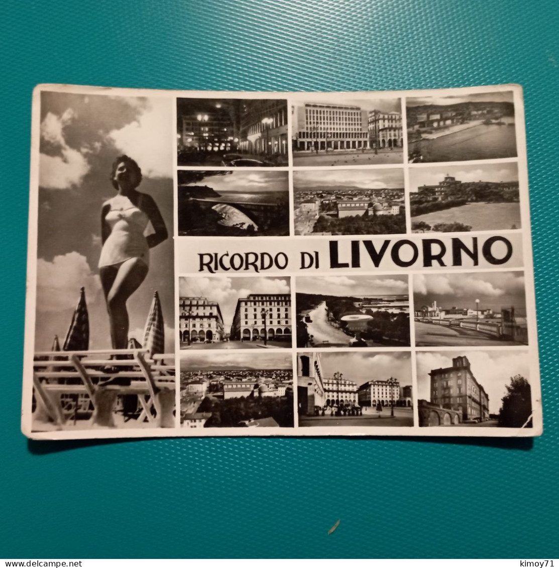 Cartolina Ricordo Di Livorno. Viaggiata 1957 - Livorno