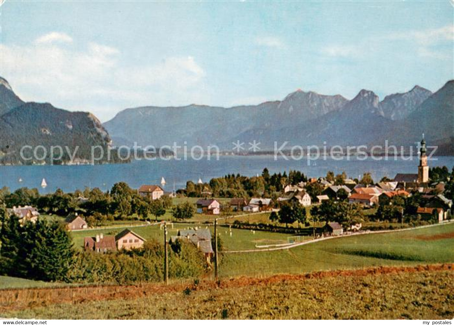 73625668 St Gilgen Salzkammergut Panorama St Gilgen Salzkammergut - Autres & Non Classés