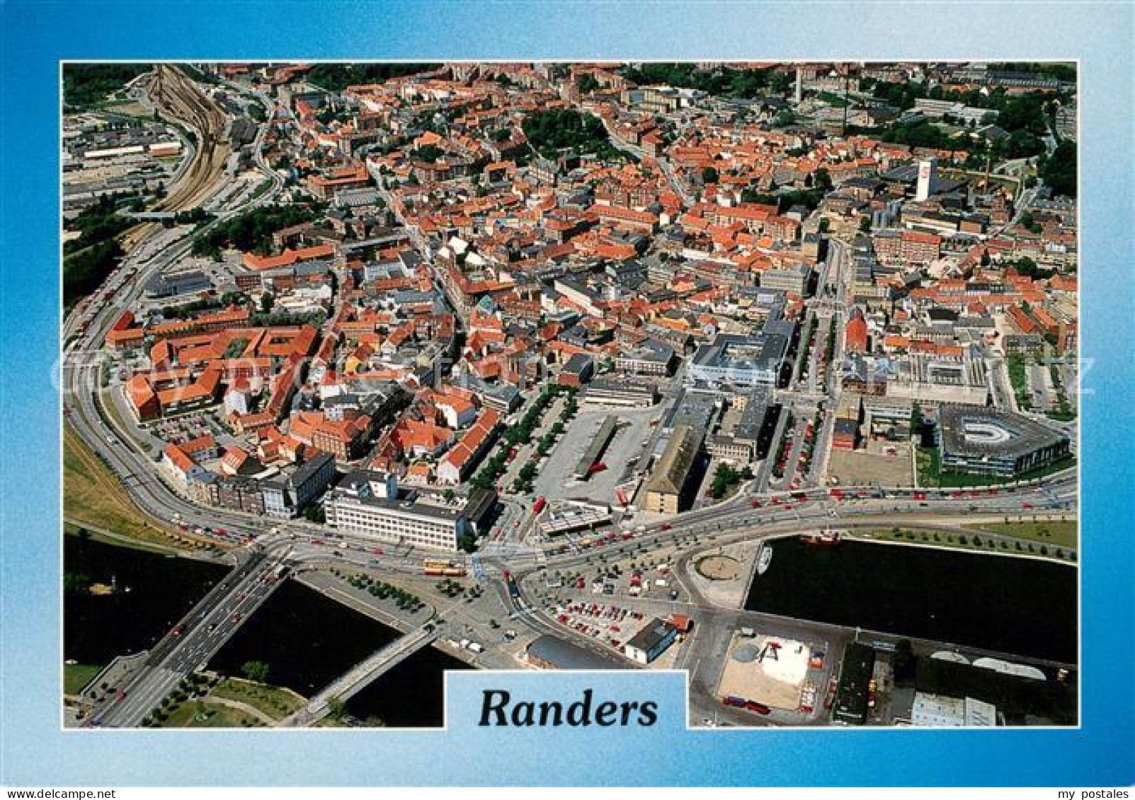 73625639 Randers Fliegeraufnahme Randers - Denmark