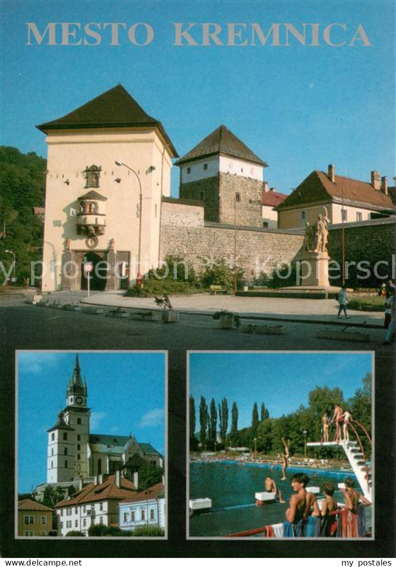 73625608 Kremnica Namesti SNP A Komplex Barbakanu Pred Doinou Branou Mestsky Hra - Slovakia