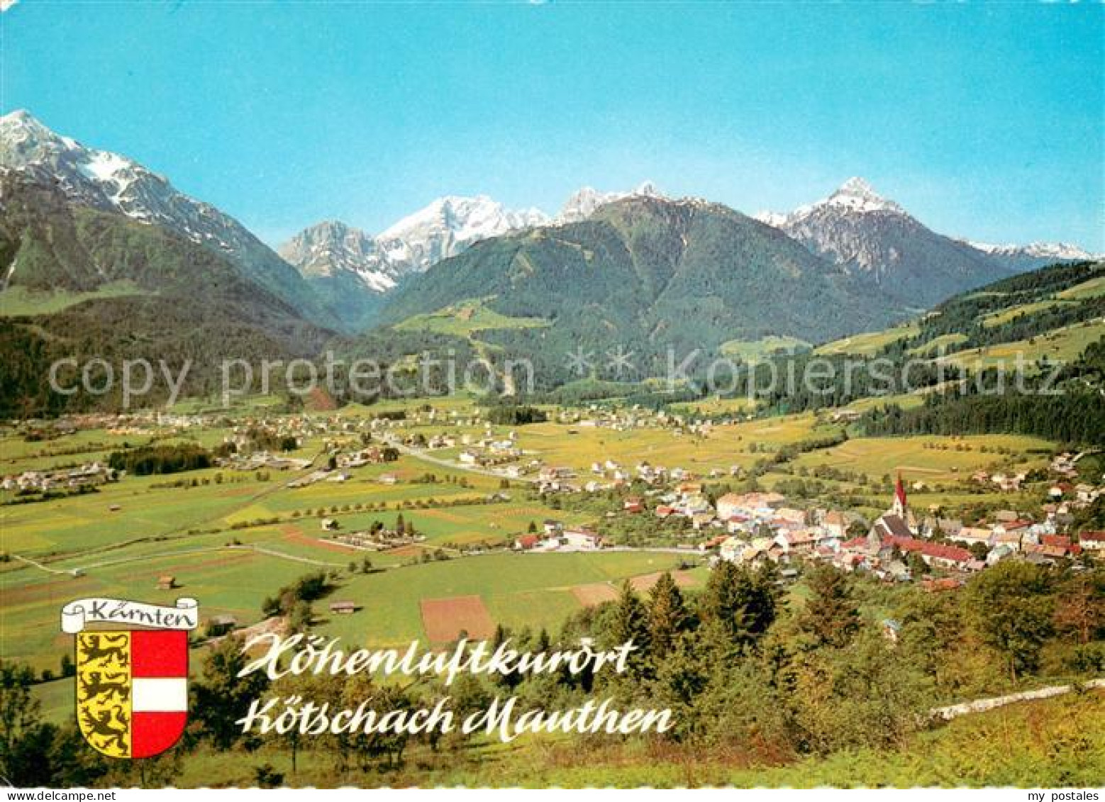73625598 Koetschach-Mauthen Kaernten Mit Polinik Cellonkofel Und Kellerwand Koet - Other & Unclassified