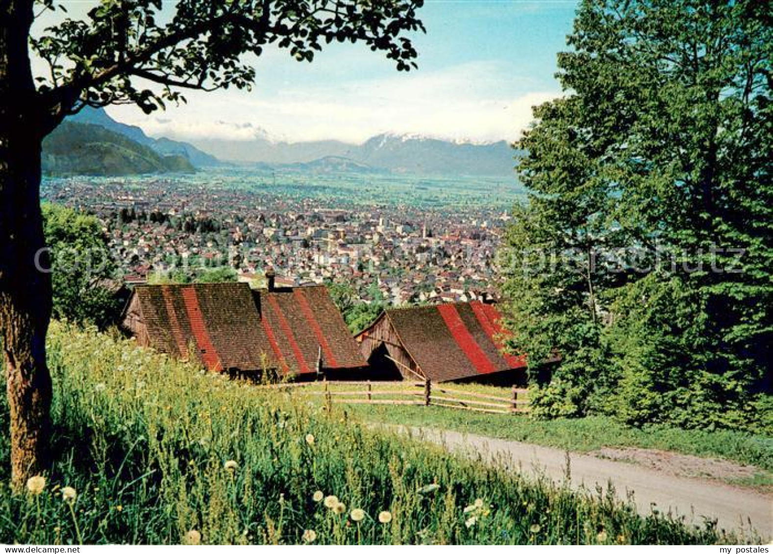 73625504 Dornbirn Vorarlberg Panorama Mit Schweizer Bergen Dornbirn Vorarlberg - Autres & Non Classés