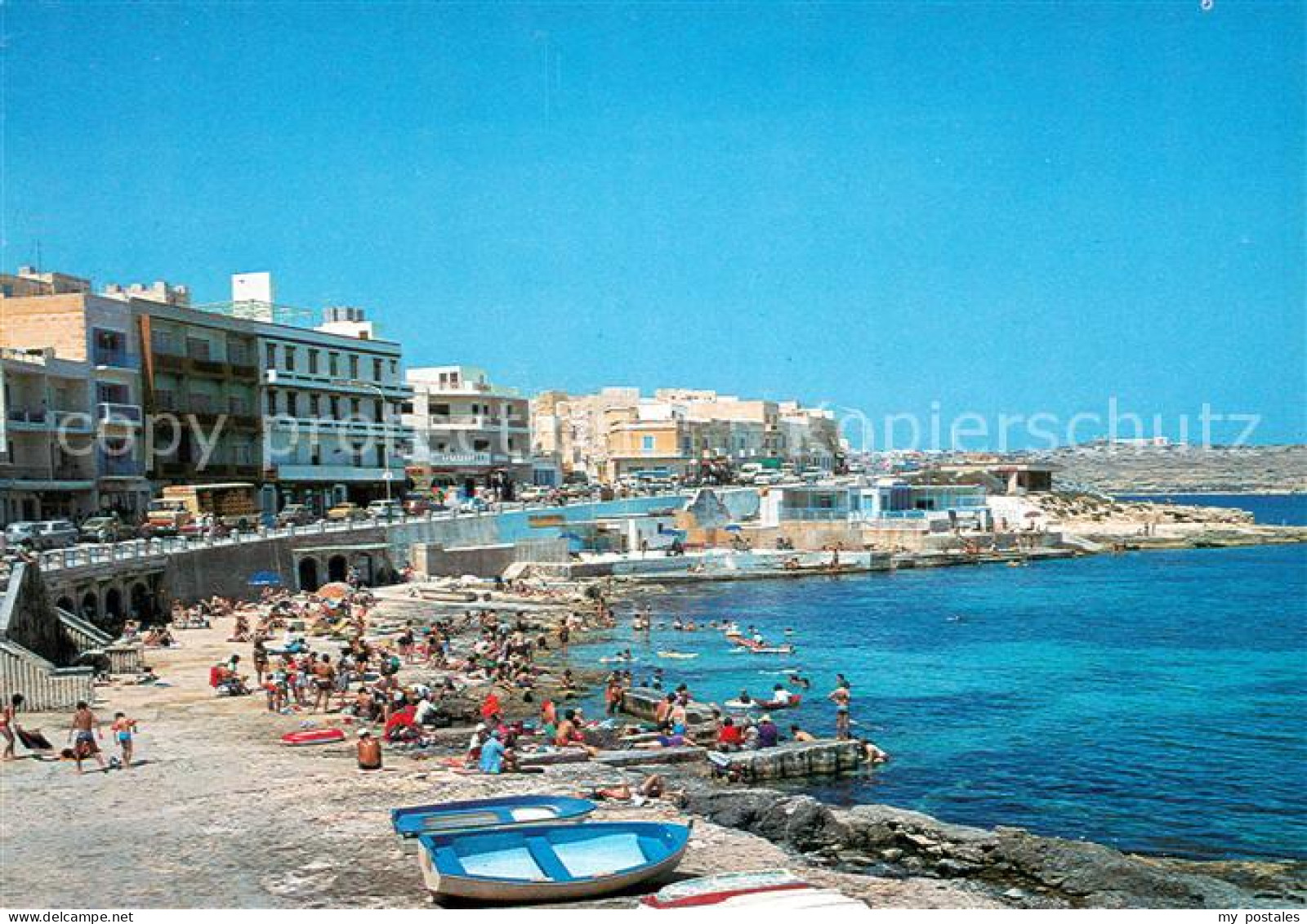 73625376 Malta Bugibba Promenade Strand Malta - Malte