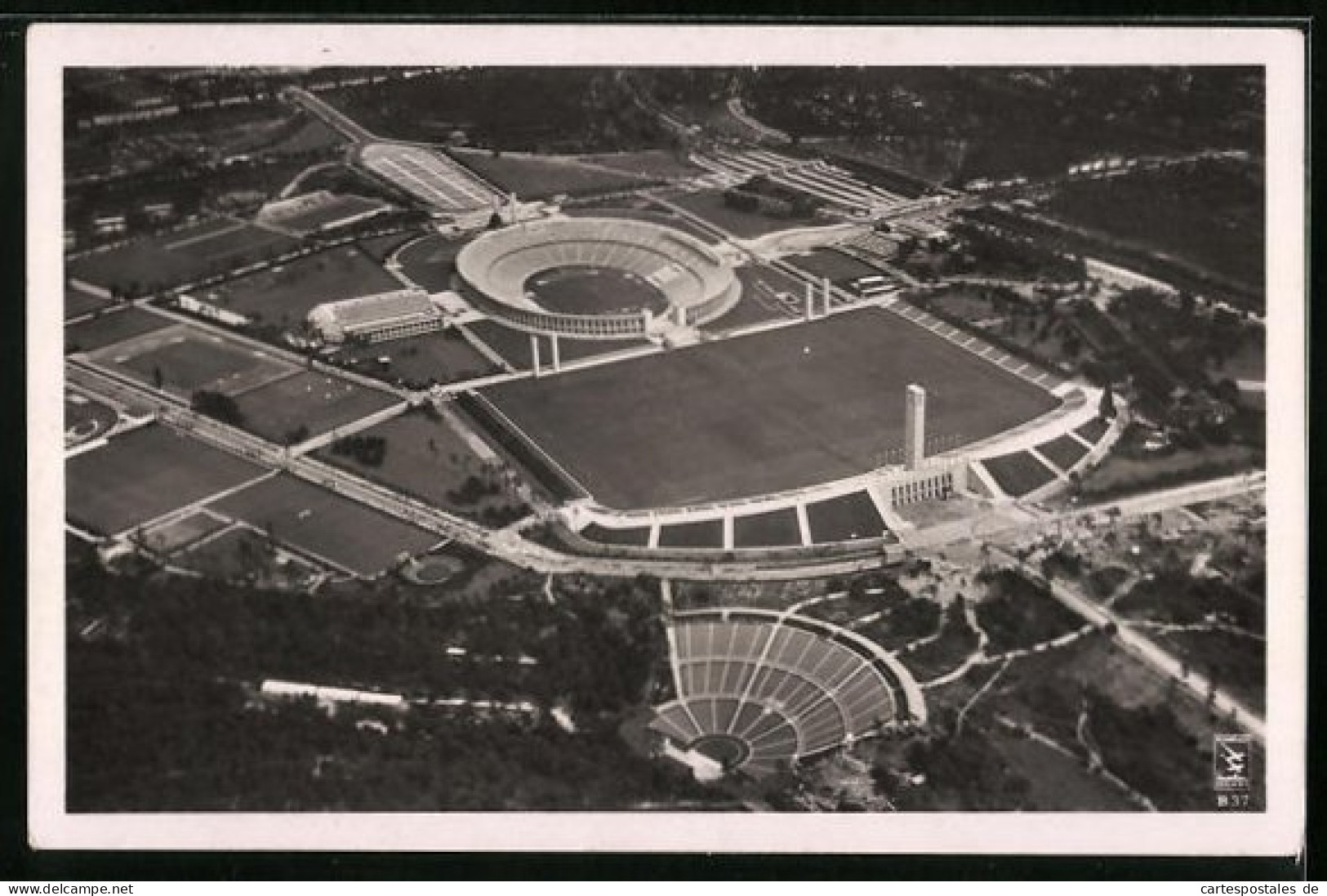 AK Berlin, Reichssportfeld, Gesamtansicht Mit Freilichtbühne  - Sonstige & Ohne Zuordnung