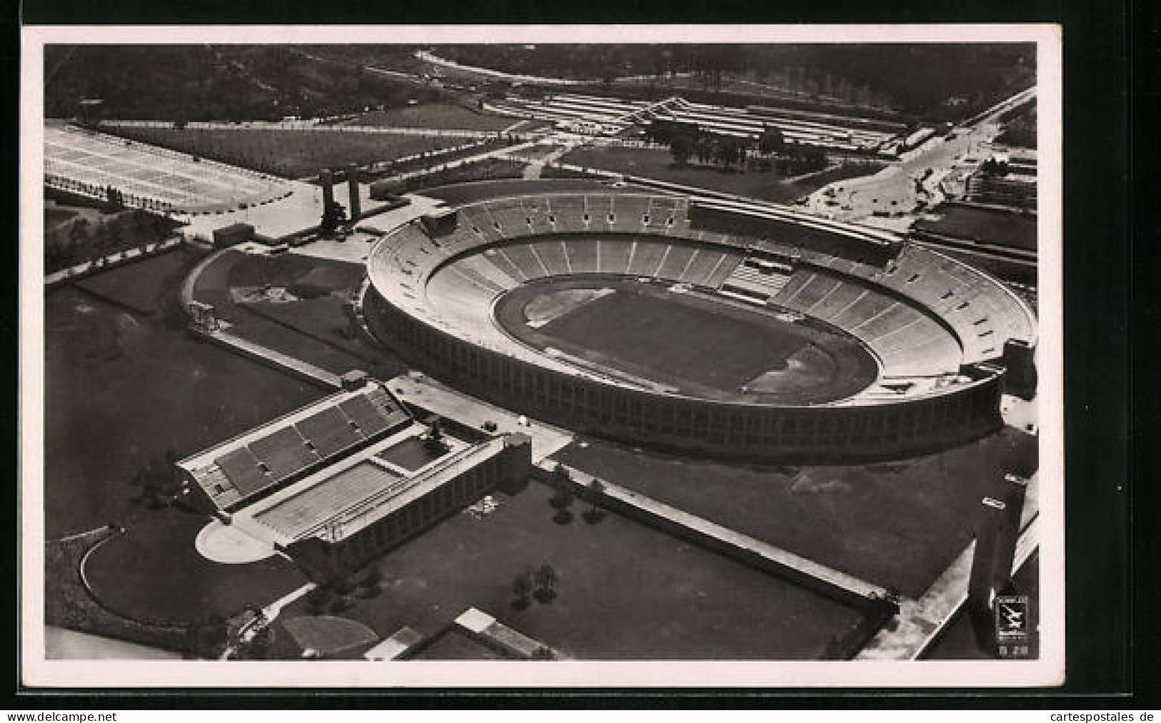 AK Berlin, Reichssportfeld, Fliegeraufnahme  - Andere & Zonder Classificatie