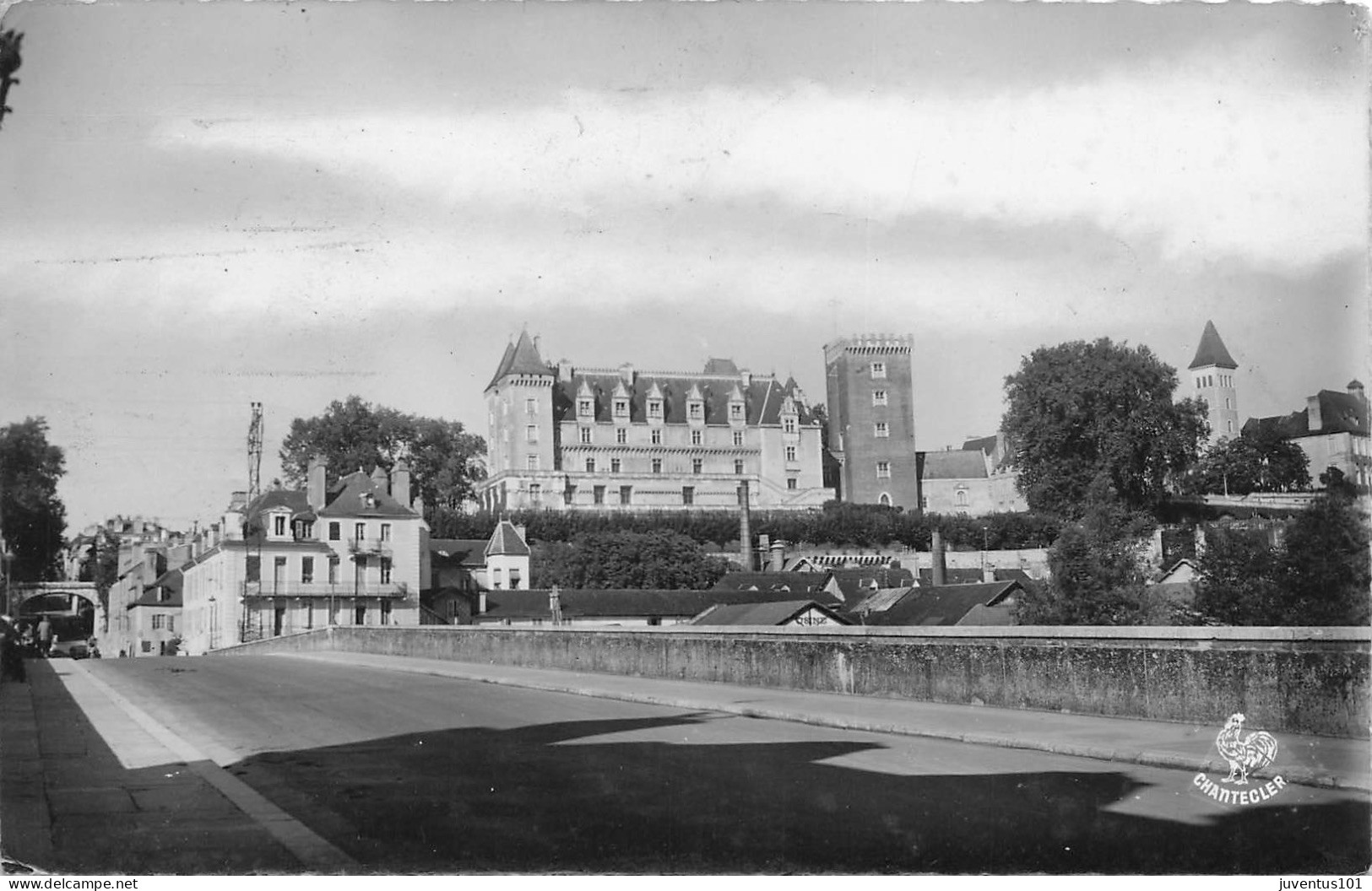 CPSM Pau-Le Château Et Le Pont De Jurançon    L2887 - Pau